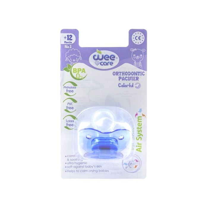 Transparent-silicone-orthodontic-pacifier-wee-care-107-1