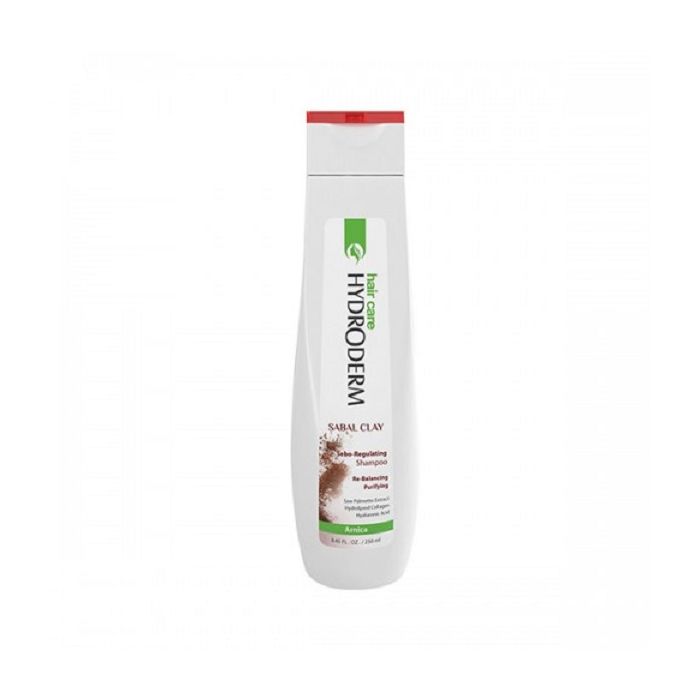 شامپو کنترل کننده چربی مو و پوست سر هیدرودرم Hydroderm-Sabal-Clay-Sebo-Regulating-Shampoo