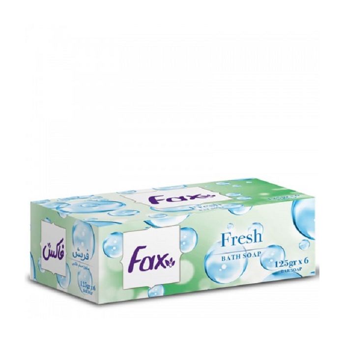 صابون حمام فرش فاکس بسته 6 عددی Fax Bath Soap With Fresh