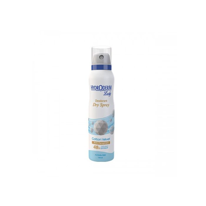 اسپری ضد تعریق کاهش دهنده رشد مو بانوان هیدرودرم Hydroderm-Lady-Minimizing-Deodorant-Dry-Spray