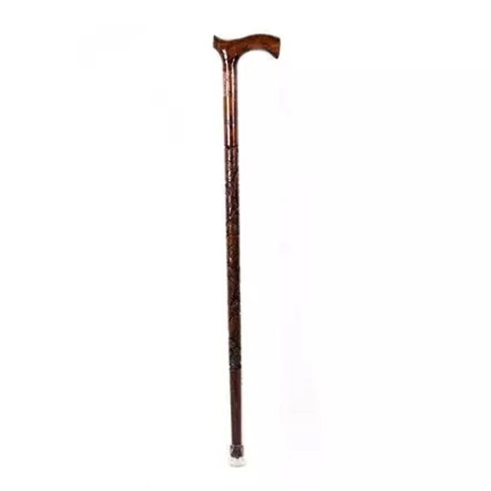 عصا لردی چوبی طرح فلورا T17