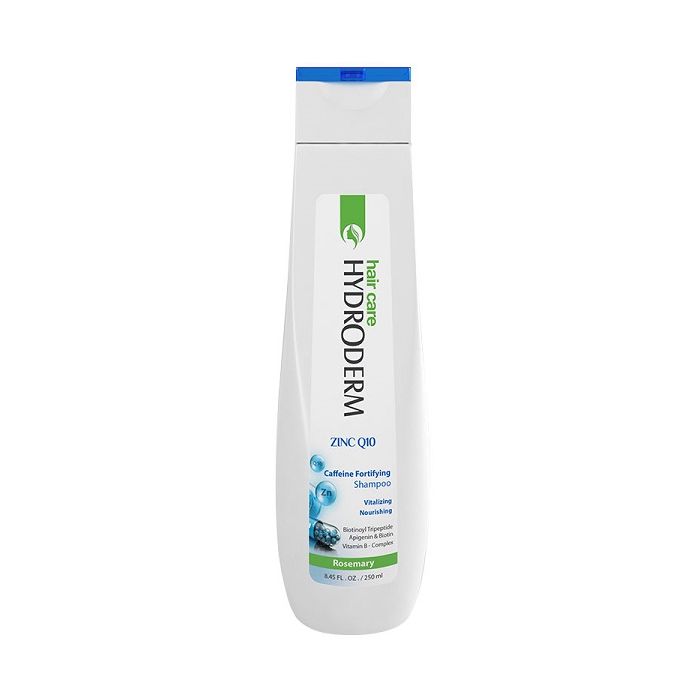 شامپو تقویت کننده مو هیدرودرمHydroderm-Caffeine-Fortifying-Q10-And-Zinc-Shampoo