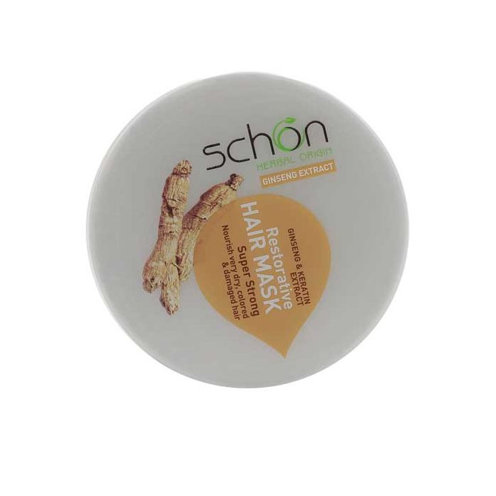 ماسک موی کاسه ای جینسینگ شون 1 schon keratin and ginseng hair mask