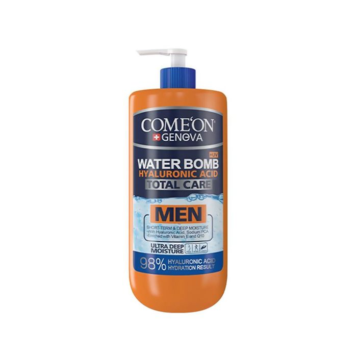 کرم آبرسان واتر بمب SPF15 مردانه پمپی کامان Comeon Water Bomb Men Face Moisture 