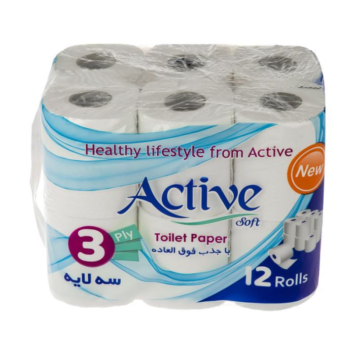 active-toilet-paper-3ply-12rolls