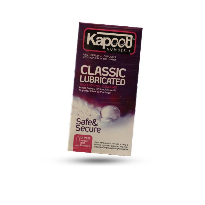 کاندوم کاپوت مدل Classic Lubricated بسته 12 عددی