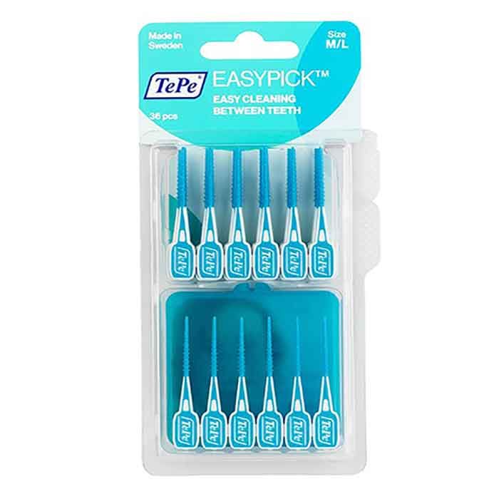 مسواک بین دندانی ته‌په مدل EasyPick سایز M/L بسته 36 عددی   