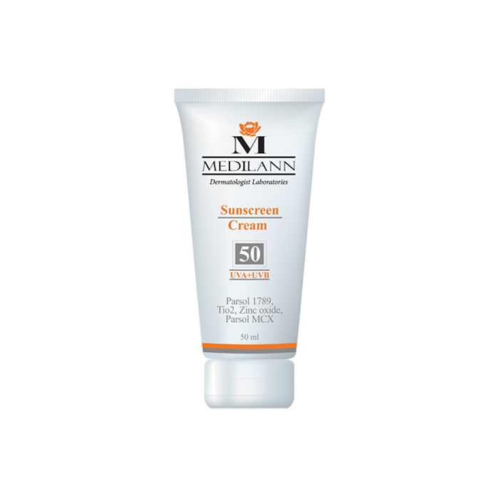 کرم ضد آفتاب SPF50 مدیلن حجم 50 میلی لیتر