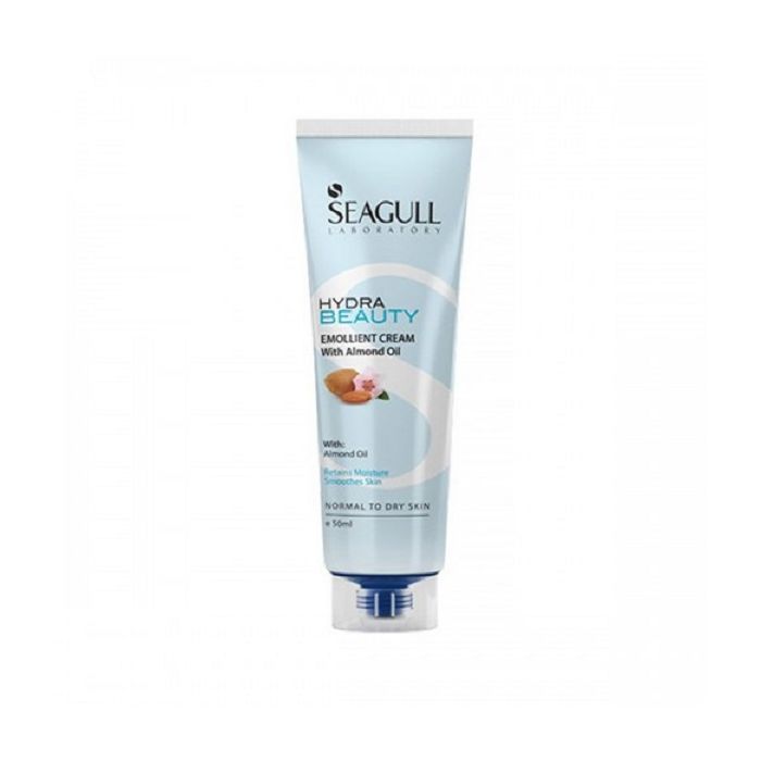 کرم نرم کننده پوست سی گل حاوی روغن بادام Seagull Hydra Beauty Emollient Cream With Almond Oil 