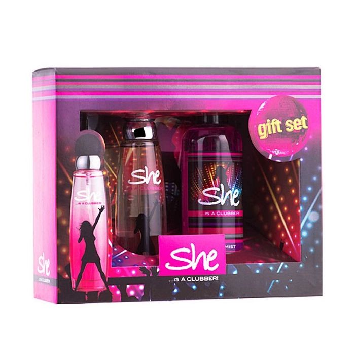 ست هدیه زنانه شی She مدل کلابر Clubber بسته 2 عددی