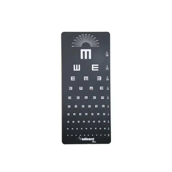 ای چارت بینایی سنجی تک خانه مدل EC.1 مدیکر