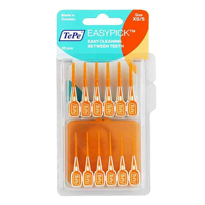 مسواک بین دندانی ته‌په مدل EasyPick سایز XS/S بسته 36 عددی