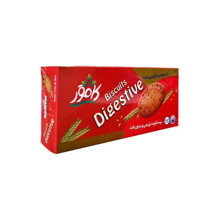 بیسکویت دایجستیو بدون شکر و رژیمی کامور - 1