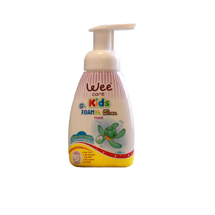 فوم شستشوی آنتی باکتریال دست کودک وی کر کیدز Wee Care Kids حجم 200 میلی لیتر