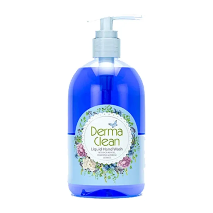 مايع دستشويی حاوی روغن اينكا و عصاره‎‌ بابونه درماكلين حجم 500ml