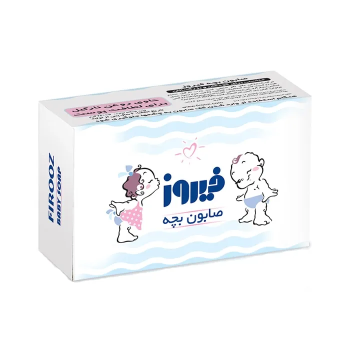 صابون بچه 75 گرمی فیروز بسته 25 عددی