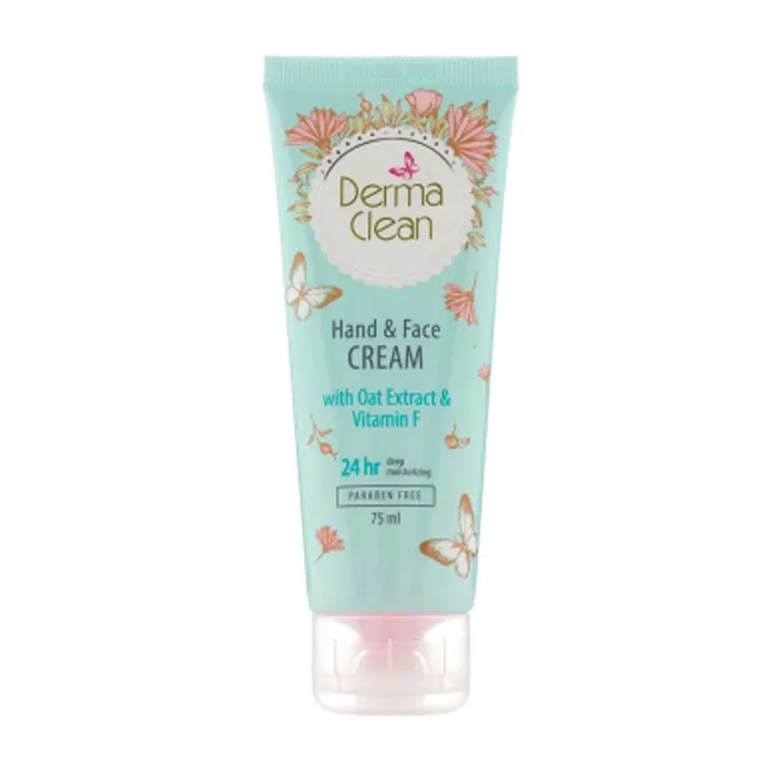 كرم تيوپی دست و صورت عصاره جوی دو سر و ويتامين F درماكلين 75ml
