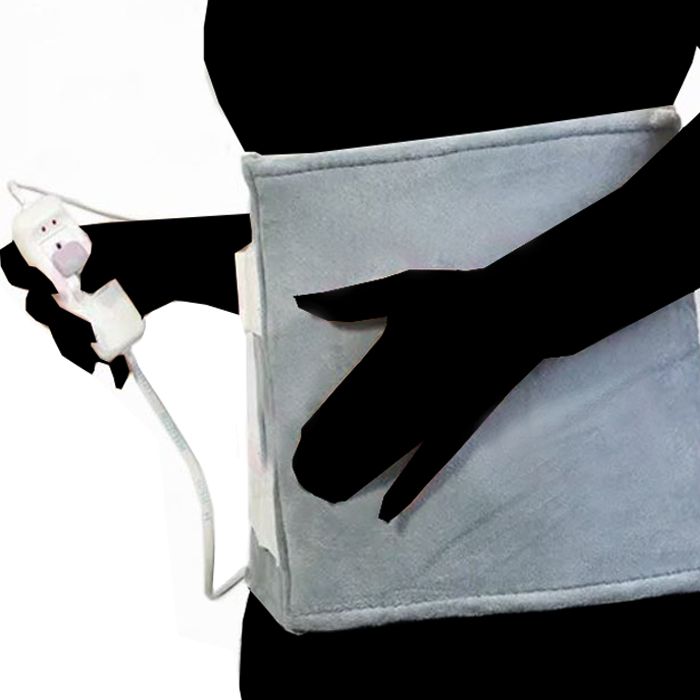 کمربند حرارتی برقی بانوان کمر و شکم گرمه مخملی با تنظیم آنالوگ