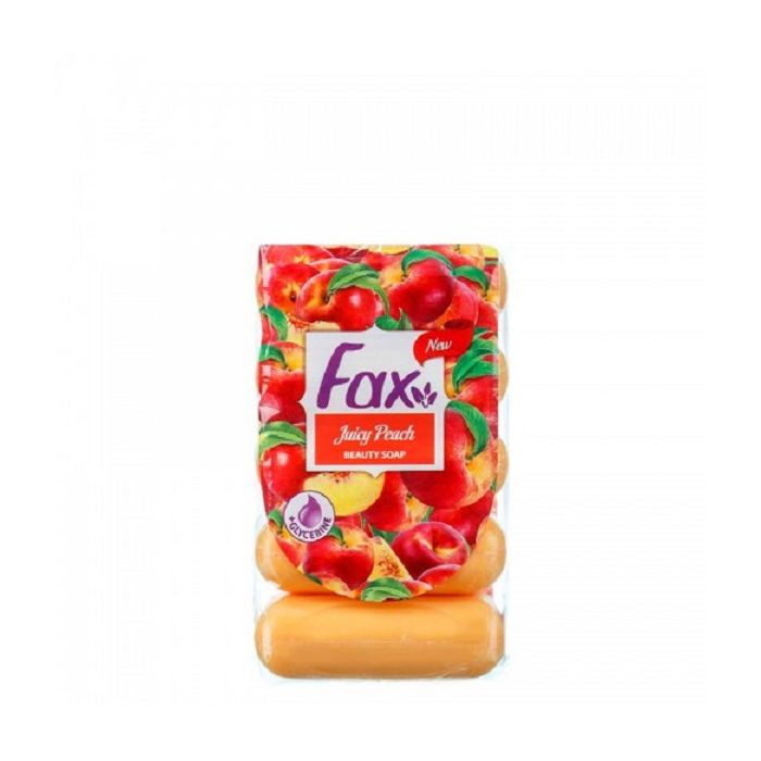 صابون آرایشی فاکس حاوی عصاره هلو Fax Beauty Soap With Peach Extract 