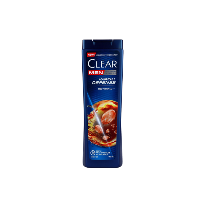 شامپو ضد شوره تقویت کننده مو مردانه کلیر مدل Hair Fall Defence حجم 400 میلی لیتر
