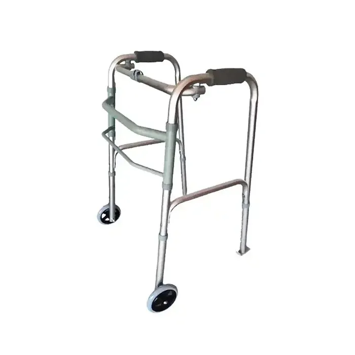 واکر آلومینیومی تاشو قدم رو چرخدار WL-221 موژان طب