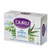 صابون آرایشی دورو حاوی عصاره جلبک دریایی و آلوئه ورا Duru SPA Refresh Sea Weed and Aloe Vera Extracts Bar Soap