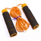 طناب ورزشی سیما نارنجی-مشکی مدل CM-J589