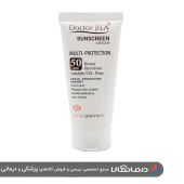 کرم ضد آفتاب مولتی پروتکشن SPF50 بی رنگ دکتر ژیلا 50 گرم