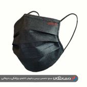 ماسک سه لایه اقتصادی مشکی یحیی کد 999 بسته 10 عددی