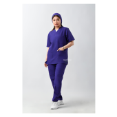 ست اسکراب یقه هفت بسته بنفش طب پوش کد 904