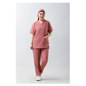 ست اسکراب یقه هفت بسته کالباسی طب پوش کد 905