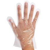 دستکش یکبار مصرف نایلونی سلفونی زلال بسته 100عددی
