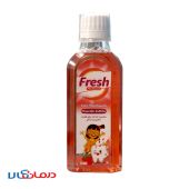 دهانشویه کودکان حاوی فلوراید با طعم توت‌فرنگی Fresh