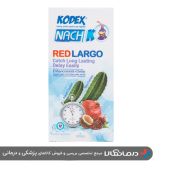 کاندوم کدکس مدل Red Largo بسته 12 عددی