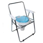 توالت فرنگی مبله تاشو با قیف ویسان