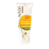 کرم ضد آفتاب رنگی فاقد چربی شون Schon  با رنگ طبیعی + SPF50