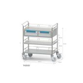 ترالی حمل دارو TH2D2S کارپذیر