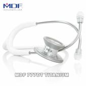 گوشی پزشکی دو طرفه بزرگسال و اطفال از جنس تیتانیوم 1 مدل MDF 777DT