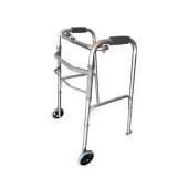 واکر آلومینیومی تاشو قدم رو چرخدار WL-221 موژان طب